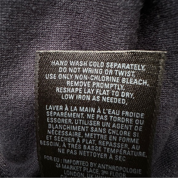 Anthropologie Moulinette Soeurs Dress Medium Navy Blue Jocelyn Lace Sheath NWT - Picture 15 of 16